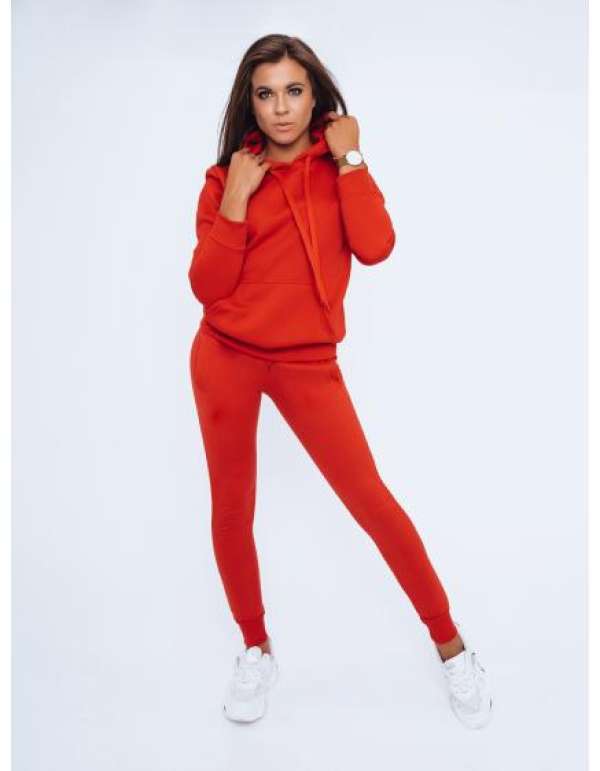 Női kapucnis tréningruha DRESSLILY piros