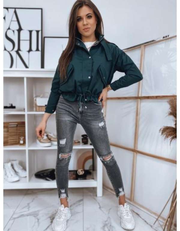 Női bomberdzseki SISI zöld