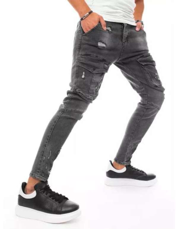 Férfi jogging nadrág sötétszürke INGYENES