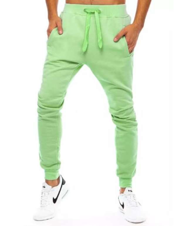 Férfi sportos tréningruha nyomtatás nélkül CORO zöld