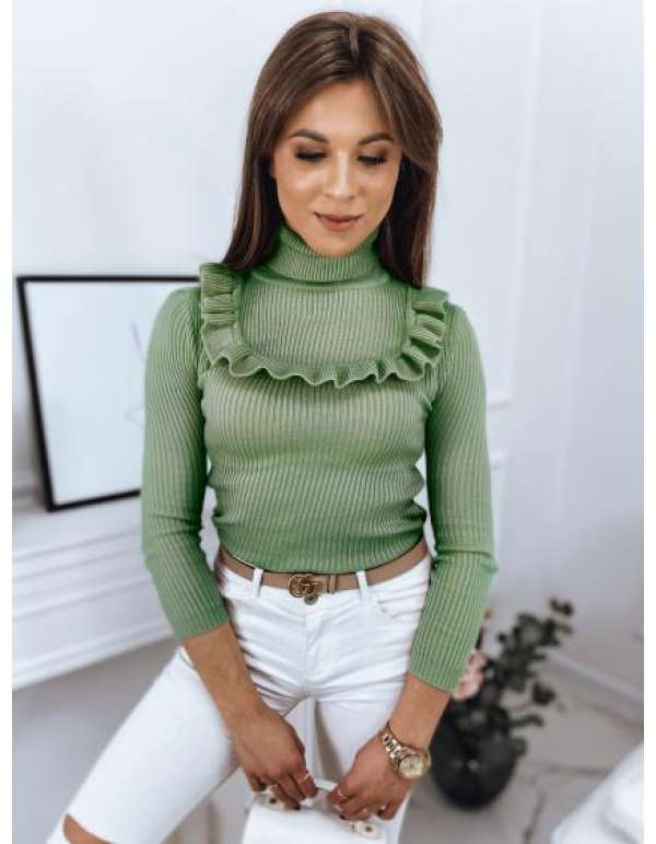 Női pulóver NOAH oliva