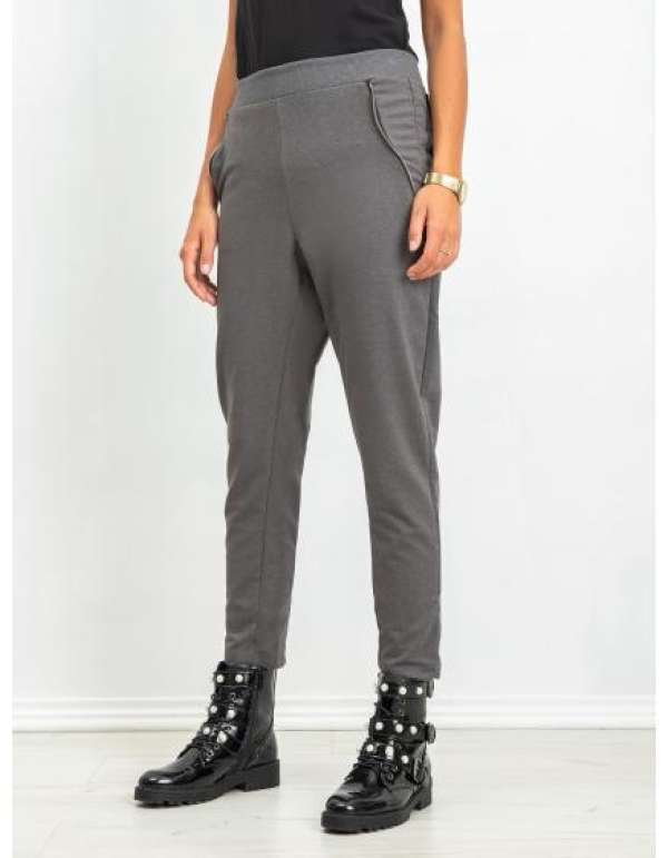 Női nadrág LIGHTS sötét szürke