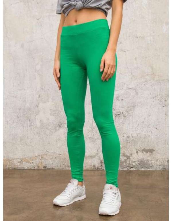 Női leggings BASIC zöld