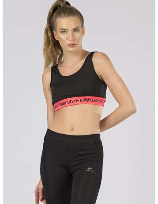 Női TOMMY LIFE top fekete