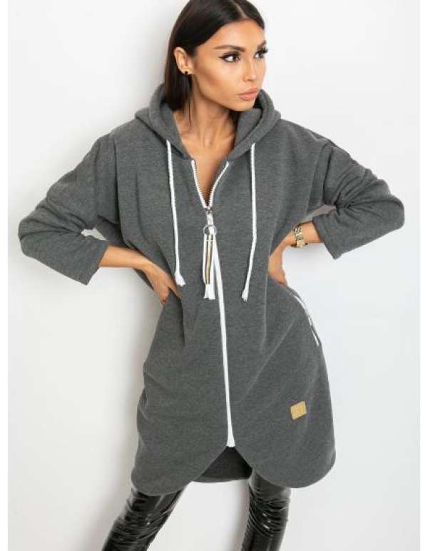 Női pulóver STUNNING sötét szürke