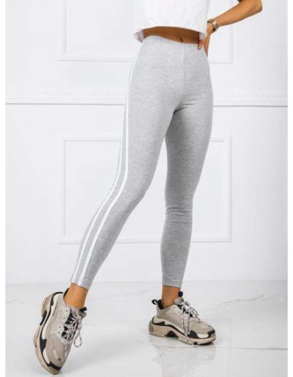Női leggings csíkos Lavrence fekete