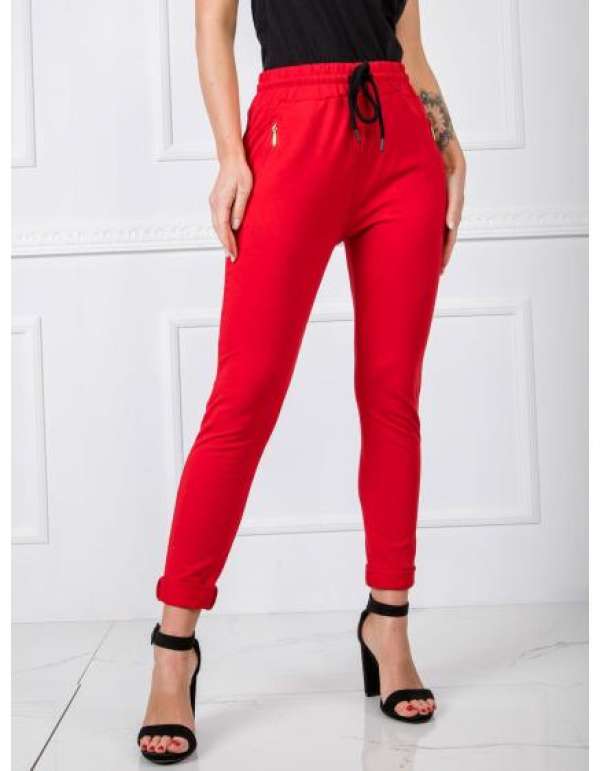 Női nadrág BUNNY piros