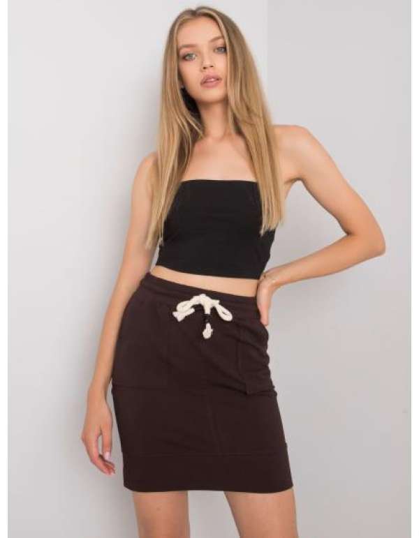 Női Sweat szoknya AMELIA barna