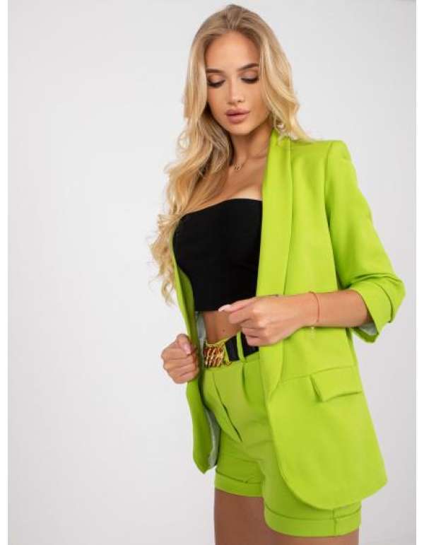 Női 3/4 ujjú, kétrészes szett elegáns ARGUS világoszöld