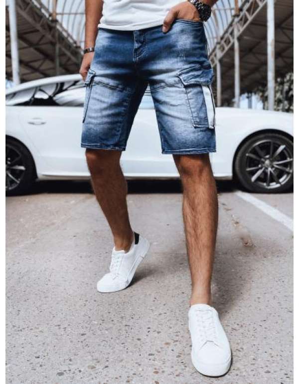 Férfi farmer rövidnadrág JEROD kék