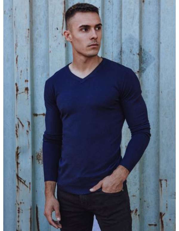 Férfi pulóver OMAR kék