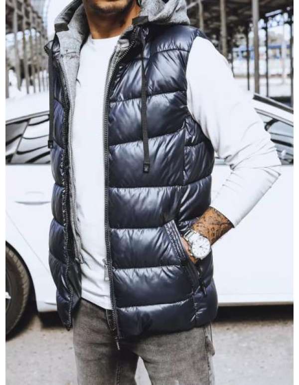 Férfi IRA mellény sötétkék