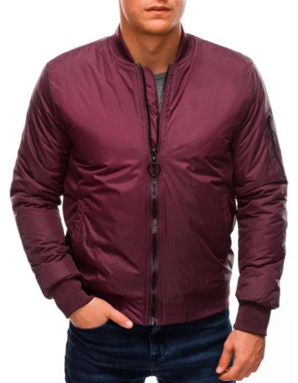 Férfi átmeneti kabát ARJUN sötét piros