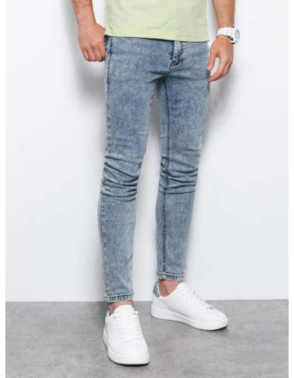 Férfi SKINNY FIT farmer világoskék