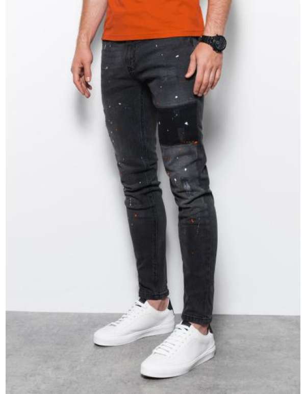 Férfi SKINNY FIT farmer fekete