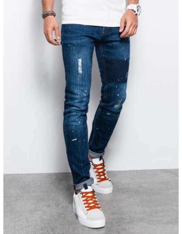 Férfi SKINNY FIT farmer kék