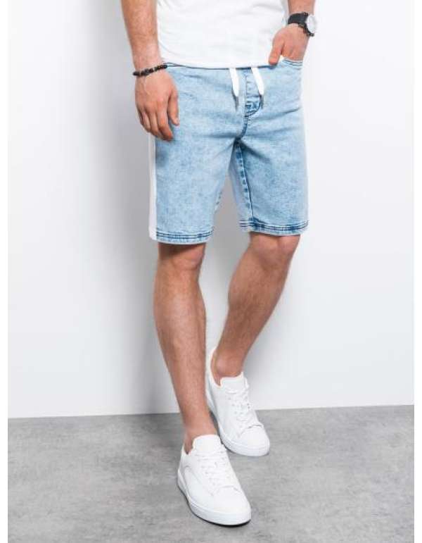 Pánske šortky džínsové IAN svetlé džínsy