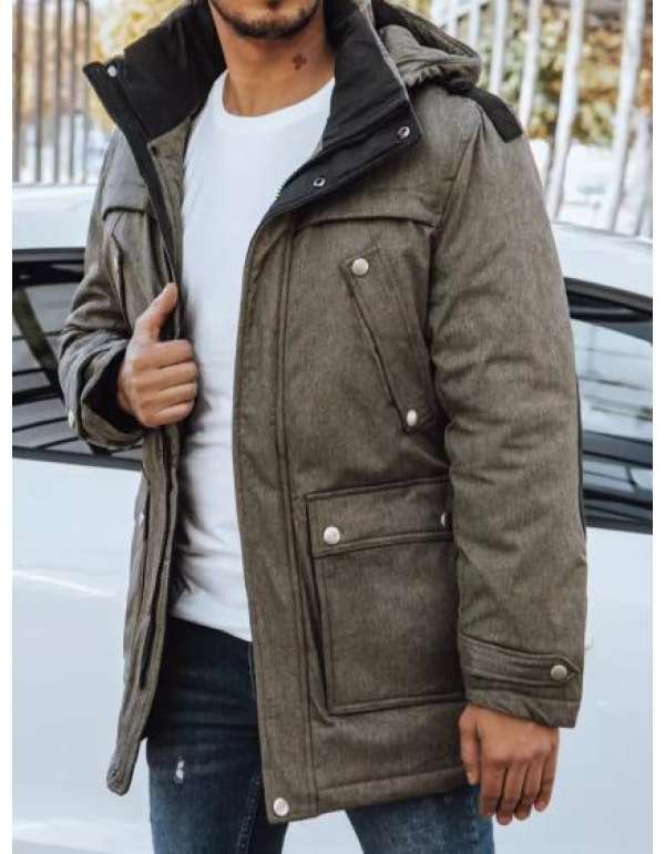Férfi télikabát DARYL khaki