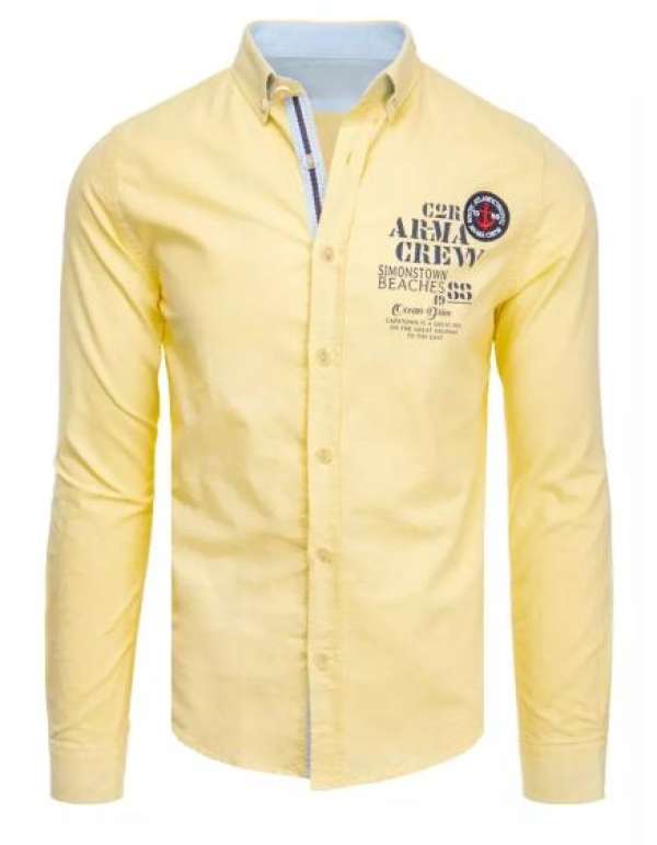 Férfi ing ARMA sárga