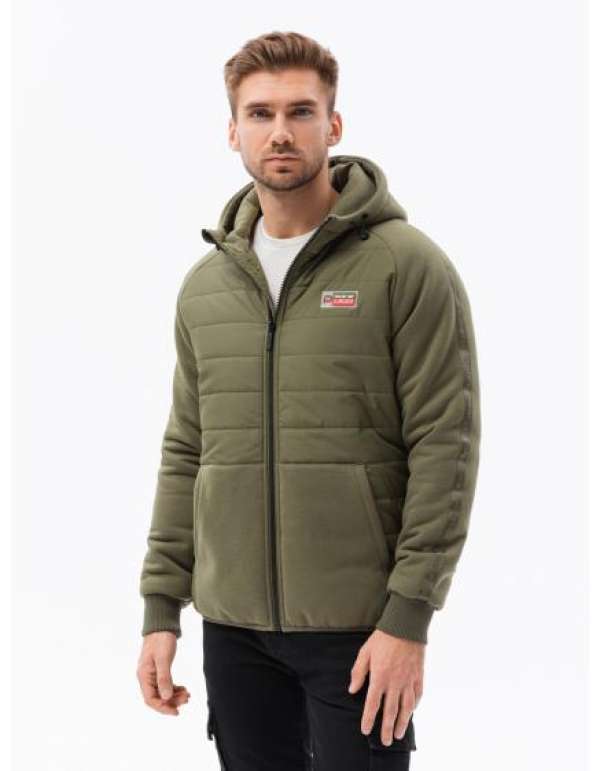 Férfi kabát GREG olívazöld