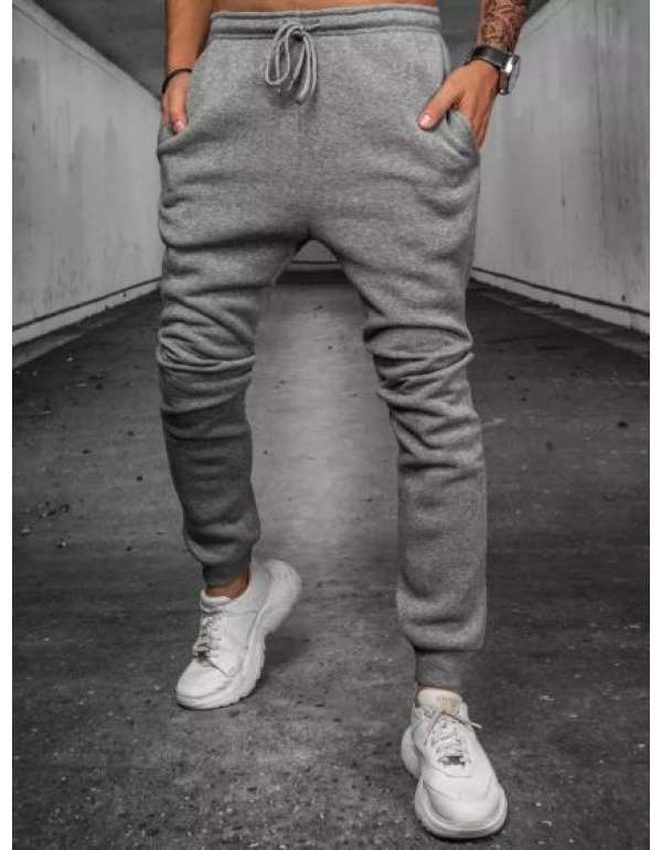 Férfi melegítőnadrág KEVIN világosszürke