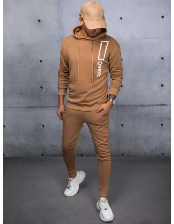 Férfi edzőruha AGUSTIN barna