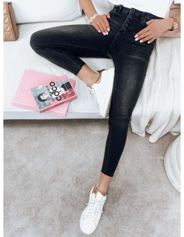 Női farmer KAMELIA fekete