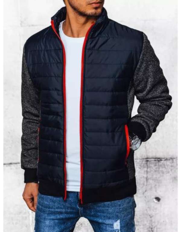 Férfi átmeneti dzseki steppelt R05 sötétkék