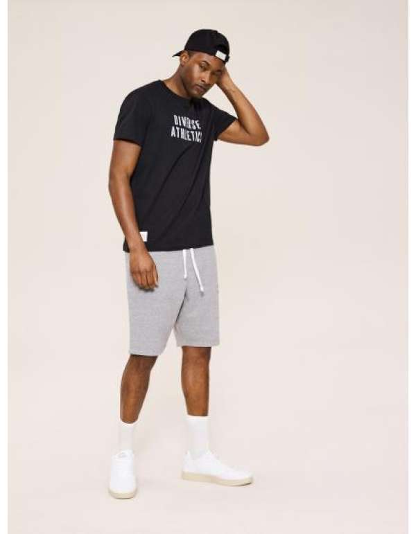 Férfi rövidnadrág ATH SH W425 szürke melange