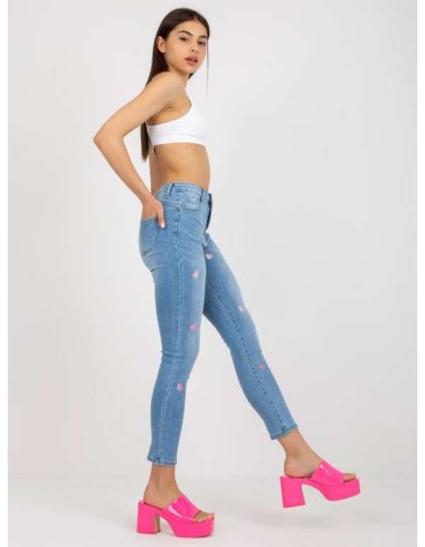 Dámske džínsy SKINNY modré