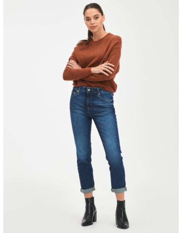 Universal slim boyfriend középmagas farmernadrág