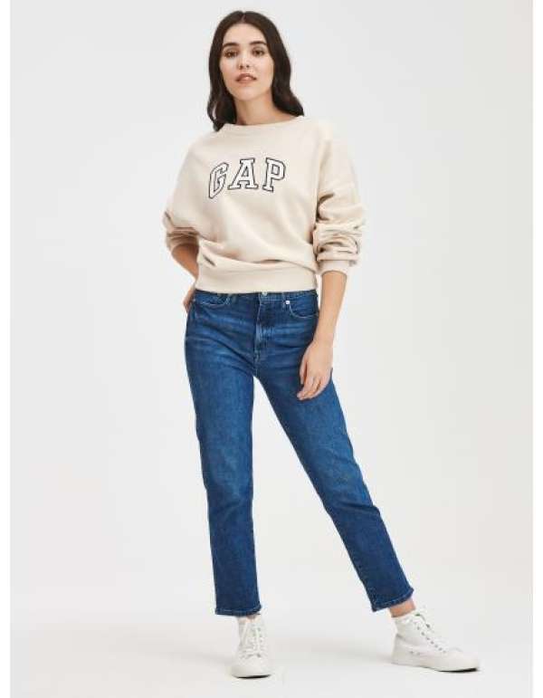 Vintage skinny magas szárú farmer