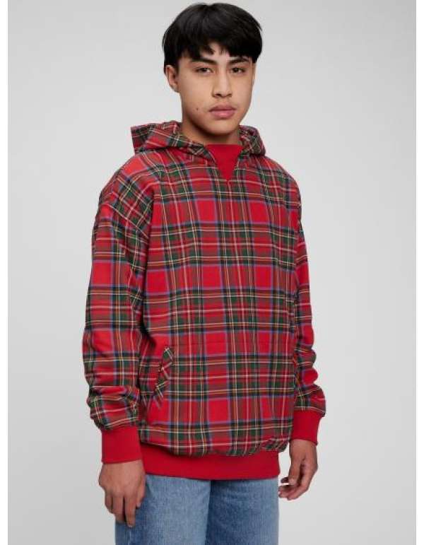 Tini kockás pulóver