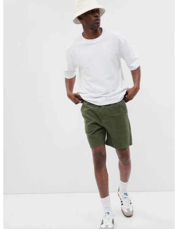 Gyerek lenvászon rövidnadrág