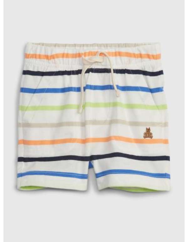 Baba csíkos rövidnadrág organikus