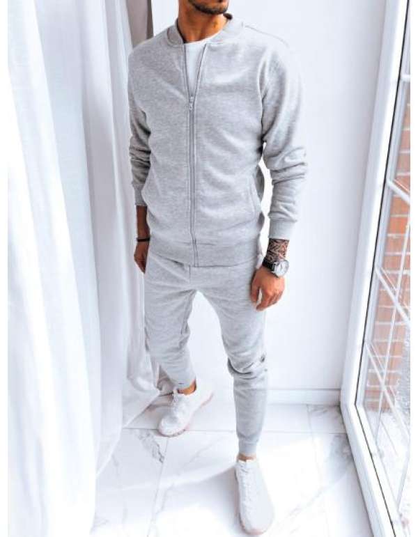 Férfi szigetelt tréningruha OTIS világosszürke