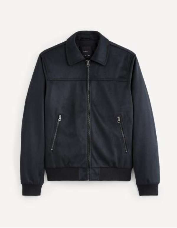 Pudaim szarvasbőr utánzatú kabát