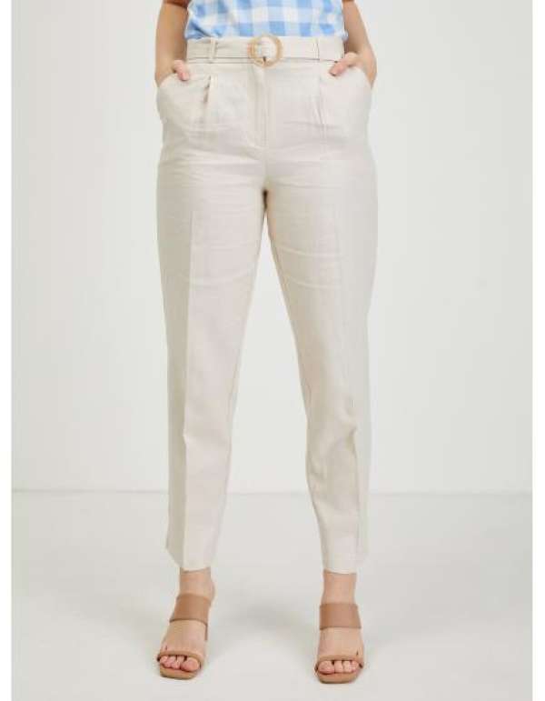 Bézs színű női nadrág