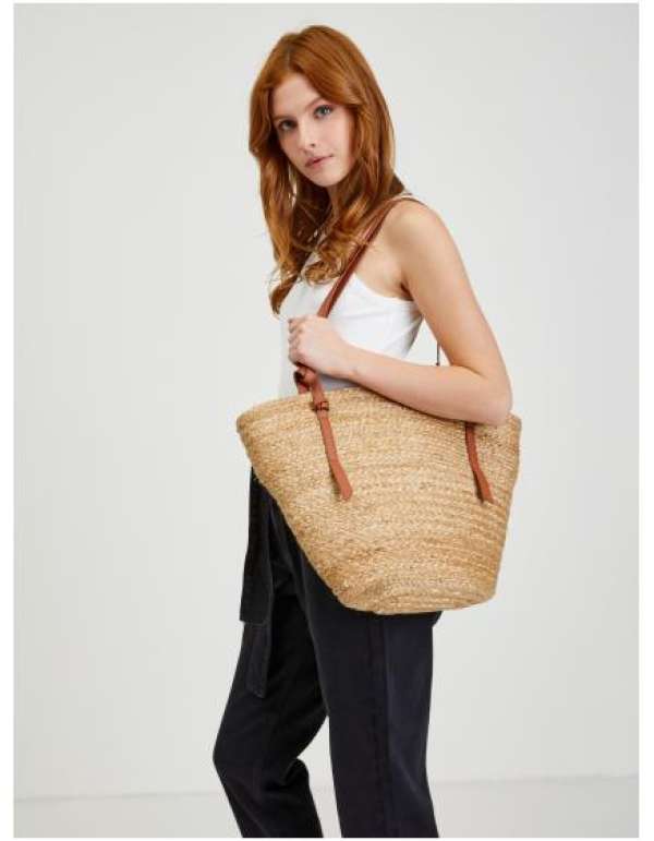 Barna női bevásárlótáska