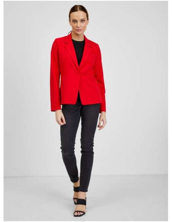 Piros női blézer
