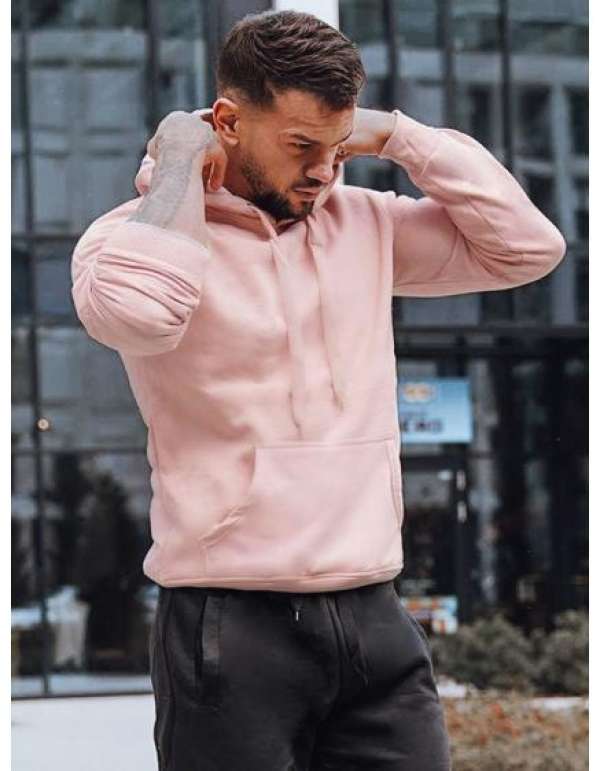 Férfi kapucnis pulóver RIVALA pink