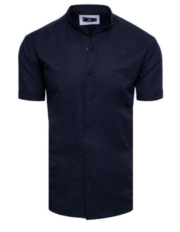 Férfi rövid ujjú ing OVEA sötétkék