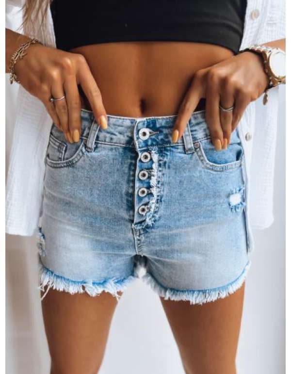 Női farmer rövidnadrág BUTONS kék
