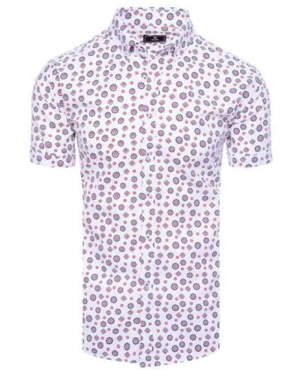 Férfi rövid ujjú póló VACA fehér