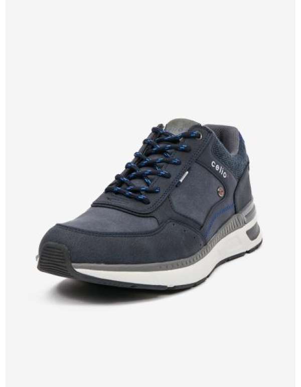 Sötétkék szabadidős tornacipő