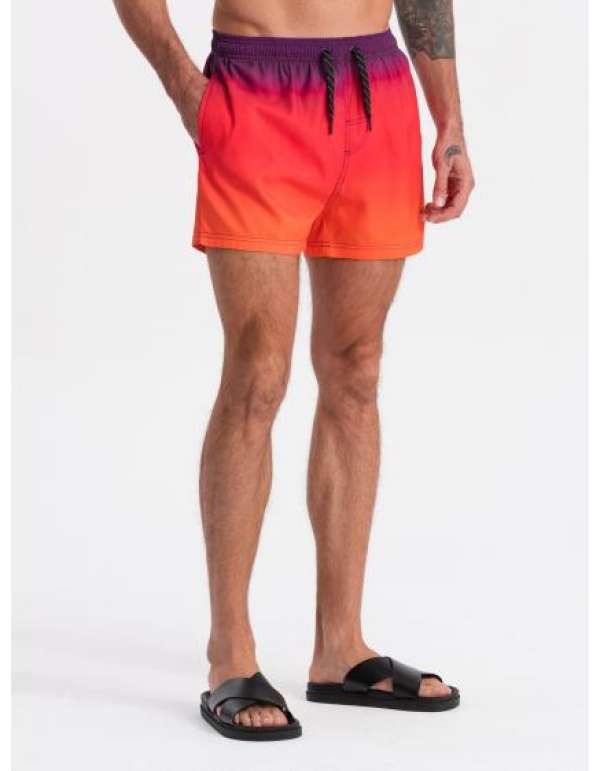 Férfi ombre hatású fürdőruha V17 OM-SRBS-0125 narancssárga