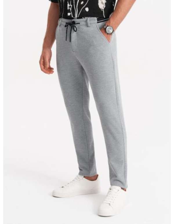 Férfi nadrág V1 OM-PACP-0116 világos szürke