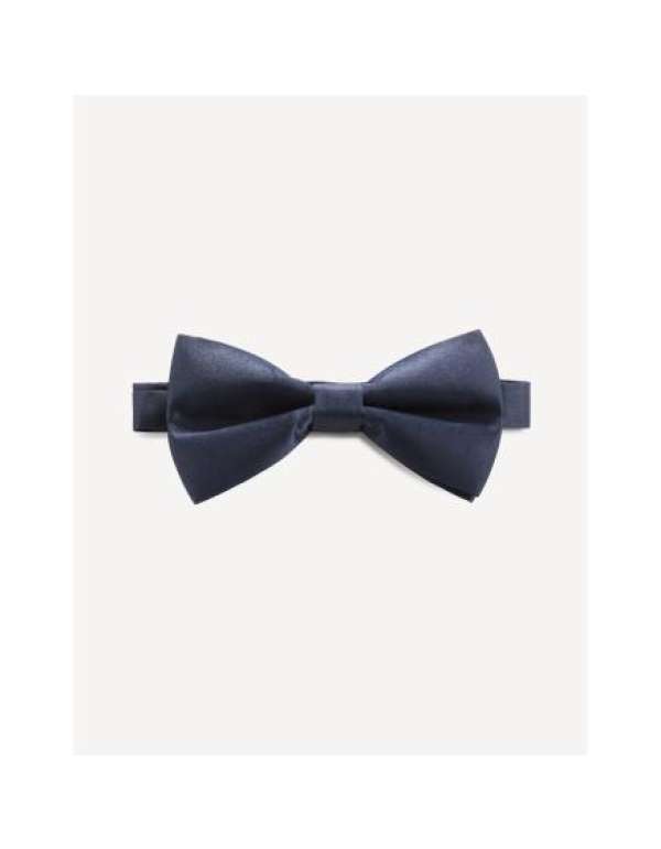 Szatén csokornyakkendő Bibow kék O