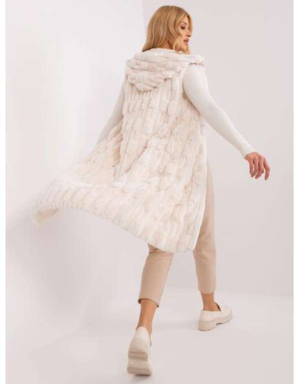 Női bélelt mellény MIV ekrü MIV