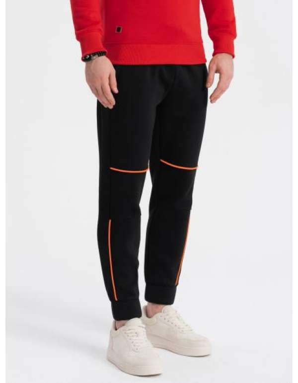 Férfi tréningnadrág V1 OM-PASK-0145 fekete